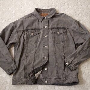 American Eagle Outfitters Gray Trucker Jacket